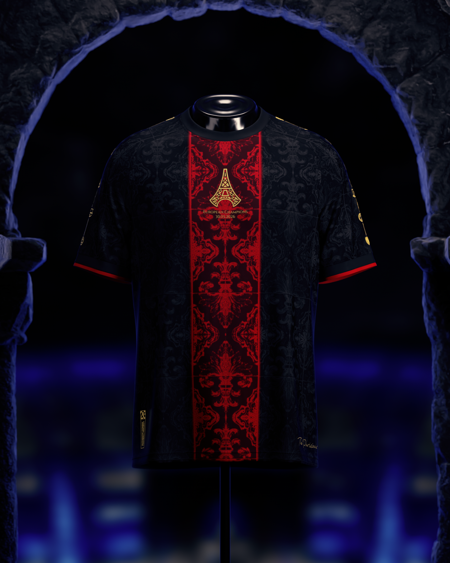 The Parisians (2026 European Champions) Away Jersey - Pre-Order (Late August)
