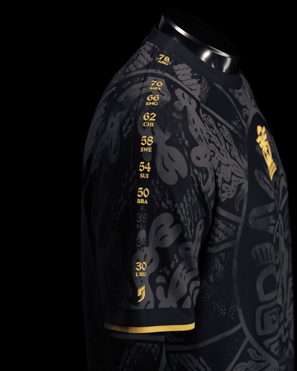 Mexico Heritage Jersey (2026WC Edition) - Black - Pre-Order 3 (Mid August)