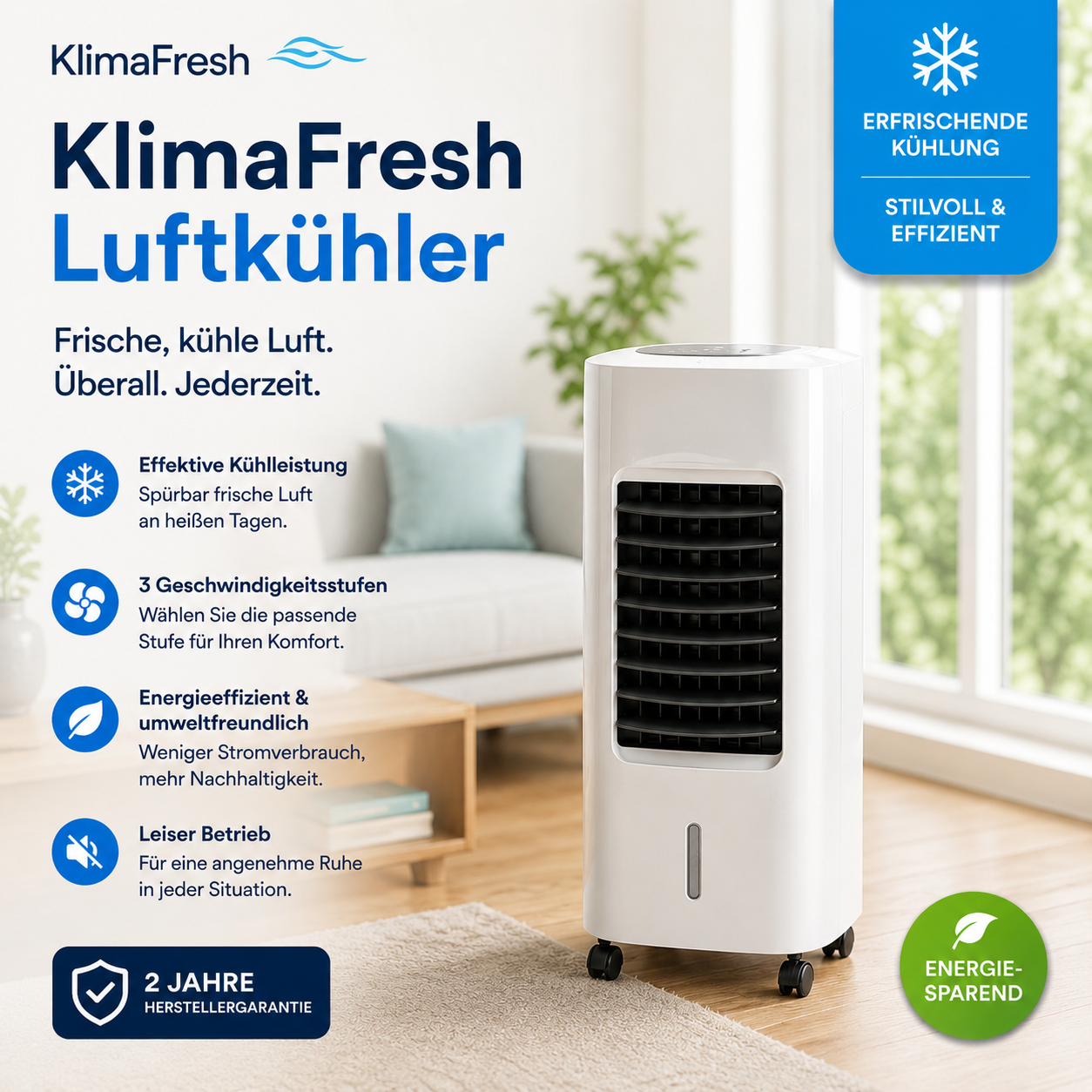 KlimaFresh – Mobiler Luftkühler