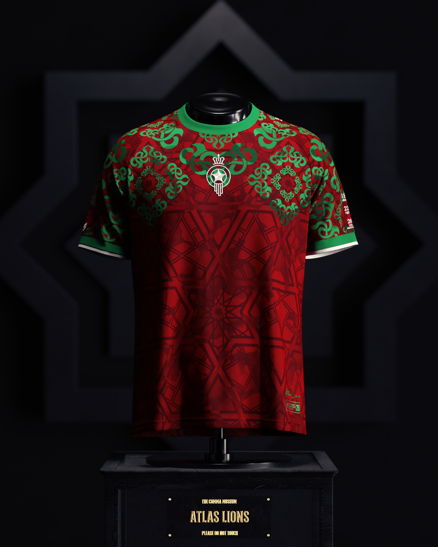 Morocco Heritage Jersey (2026WC Edition) - Pre-Order 3 (Mid August)